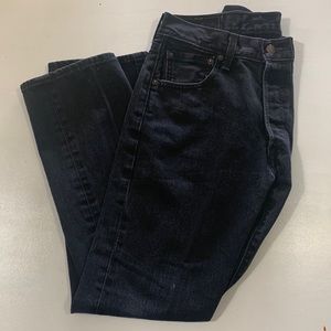 Levis 501 Mens Button Front Denim Black Jeans Straight Leg S40196 W30 W30